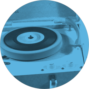 45 RPM record player